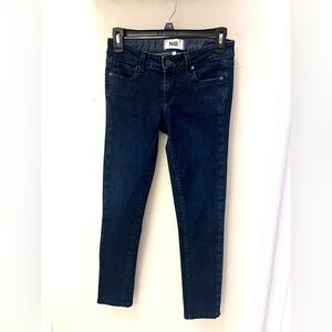 PAIGE Women's Deep Blue Skinny Jeans